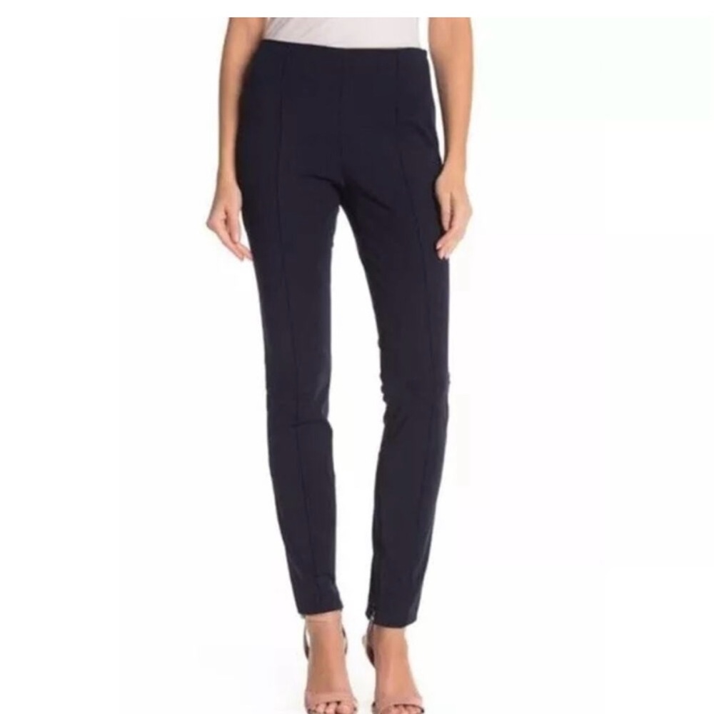Theory Women's Black Zip Skinny Pants